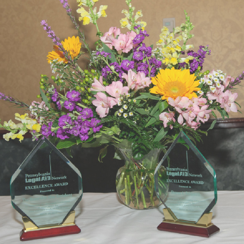 flowers and awards
